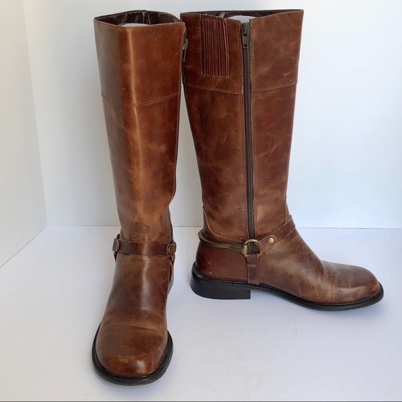 Matisse Shoes - NWT Matisse Brown Leather Western Boots Spur 7 1/2